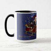 Santa Chris & Wilbur Sleigh Ride Tasse (Links)