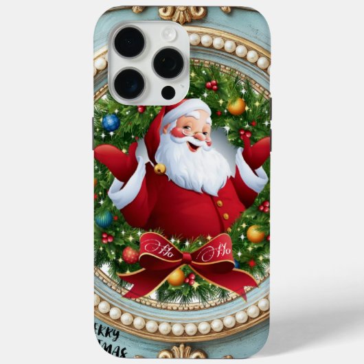 Santa Christmas Case-Mate iPhone Hülle (Rückseite)