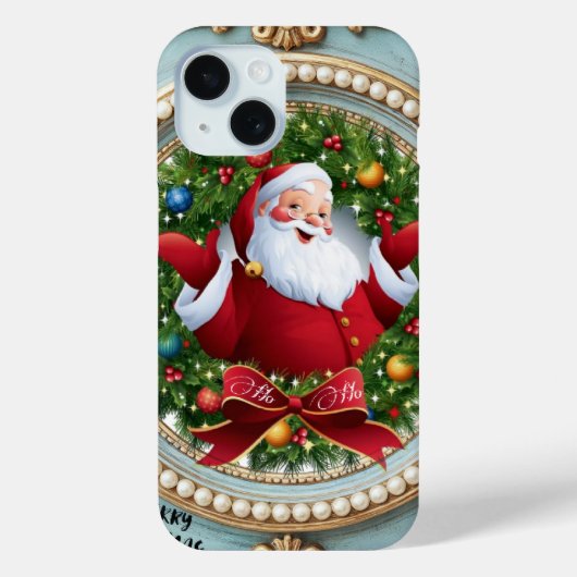 Santa Christmas Case-Mate iPhone Hülle (Rückseite)