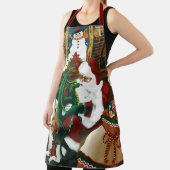 Santa Christmas Dragon Fantasy Schürze (InSitu)