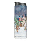 Santa Christmas Elf Rudolph Thermal Tumbler Thermosbecher (Nach rechts gedreht)