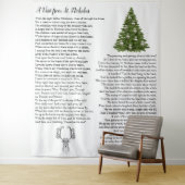 Santa Christmas Eve Story Wandteppich (Beispiel)