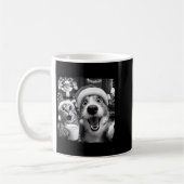 Santa Christmas Funny Cat Taking Selfie Racoon Xma Kaffeetasse (Links)