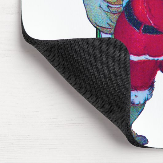 SANTA, CHRISTMAS GIFT SACK UND SPIELZEUG IM STARRY MOUSEPAD (Ecke)