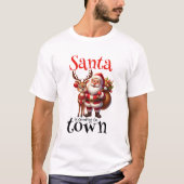 SANTA Christmas Graphic T-Shirt (Vorderseite)