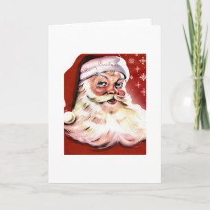 Santa Christmas HO Merry Joy Peace Seasons Jolly Feiertagskarte
