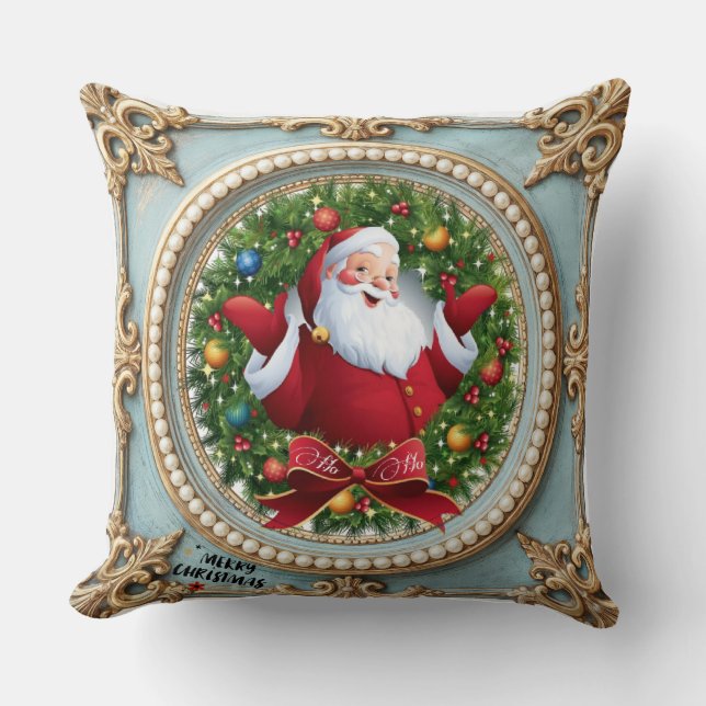 Santa Christmas  Kissen (Vorderseite)