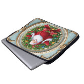 Santa Christmas Laptopschutzhülle (Vorne Knopf)