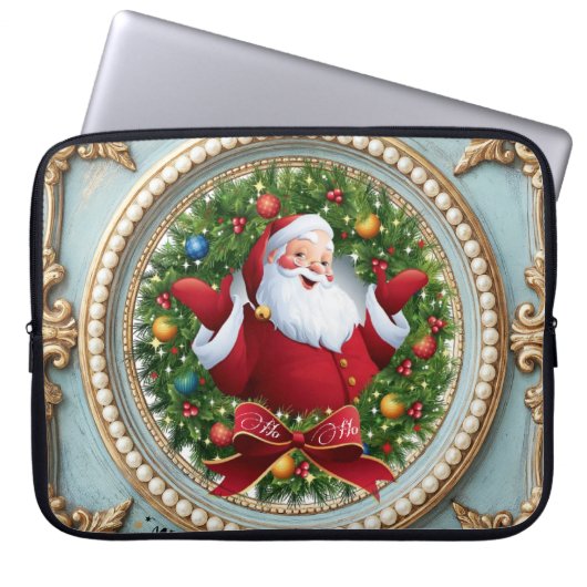 Santa Christmas Laptopschutzhülle (Vorderseite)