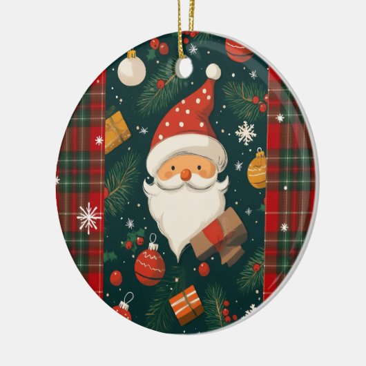 Santa Christmas Ornament (Links)