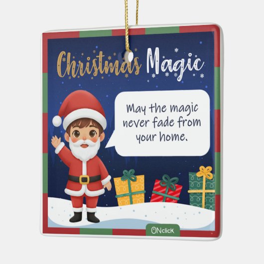 Santa Christmas Ornament (Links)