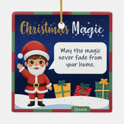 Santa Christmas Ornament (Rückseite)