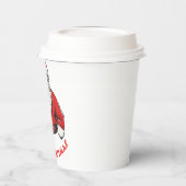 Santa Christmas Pappbecher (Links)