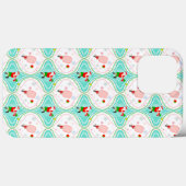 Santa Christmas Pickleball Ogee Pattern Case-Mate iPhone Hülle (Rückseite (Horizontal))