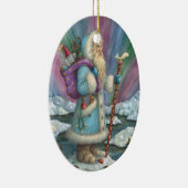 SANTA CHRISTMAS PORCELAIN ORNANAMENT KERAMIKORNAMENT (Rechts)