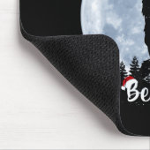 Santa Christmas Rock Sasquatch Xmas Girl T Shirt  Mousepad (Ecke)