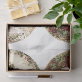 Santa Christmas Rounds Seidenpapier (Geschenk)