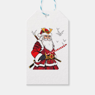 Santa Christmas Santa Claus Japanisch Art Samurai Geschenkanhänger