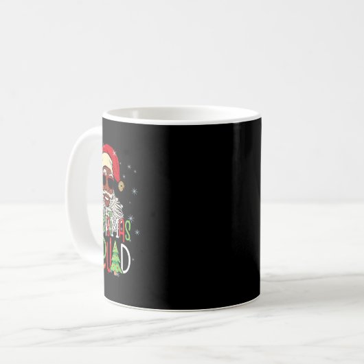 Santa Christmas Squad Black Men African American P Kaffeetasse (Vorderseite Links)