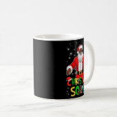 Santa Christmas Squad Black Men African American P Kaffeetasse (VorderseiteRechts)