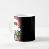 Santa Christmas Squad Black Men African American P Kaffeetasse (Vorderseite Links)