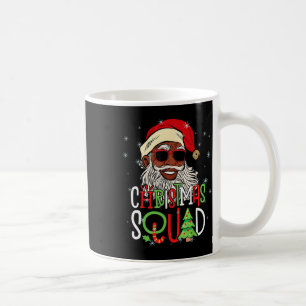 Santa Christmas Squad Black Men African American P Kaffeetasse