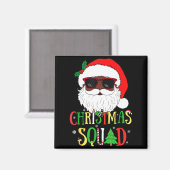 Santa Christmas Squad Black Men African American P Magnet (Vorderseite/Rückseite)