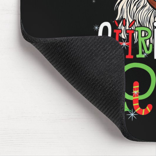 Santa Christmas Squad Black Men African American P Mousepad (Ecke)