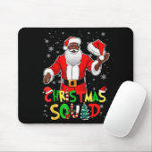 Santa Christmas Squad Black Men African American P Mousepad (Mit Mouse)