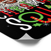 Santa Christmas Squad Black Men African American P Poster (Ecke)