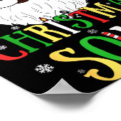 Santa Christmas Squad Black Men African American P Poster (Ecke)