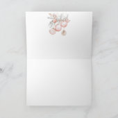 Santa Christmas Tree Greeting Card Karte (Innenseite)