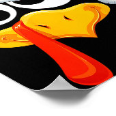 Santa Christmas Turkey Face Funny Family Matching Poster (Ecke)