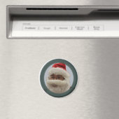 Santa Circle Magnet (In Situ (Geschirrspüler))