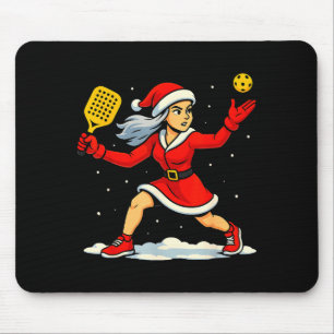 Santa Ckleball Spieler Weihnachten Schnee Xmas Pyj Mousepad
