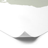 Santa Clara, California Liebe Poster (Ecke)