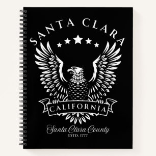 Santa Clara California Vintag Eagle Notizblock
