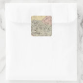 Santa Clara Co 4 Quadratischer Aufkleber (Tasche)