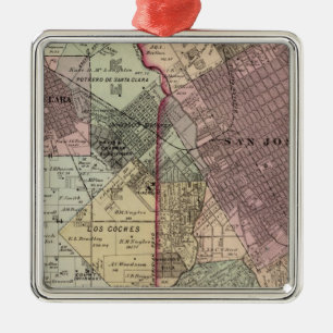 Santa Clara Co 5 Ornament Aus Metall