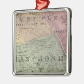 Santa Clara Co 6 Silbernes Ornament (Links)