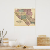 Santa Clara Co-Indexkarte Poster (Küche)