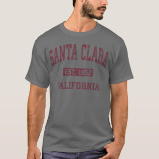Santa Clara Kalifornien Ca Athletic Sports Geschen T-Shirt
