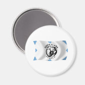 Santa Clara Pueblo Flag Magnet (Vorderseite/Rückseite)