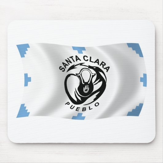 Santa Clara Pueblo Flag Mousepad (Vorne)