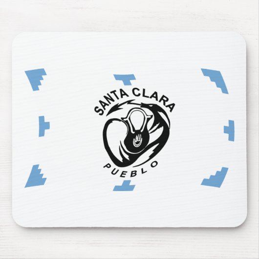 Santa Clara Pueblo Flag Mousepad (Vorne)