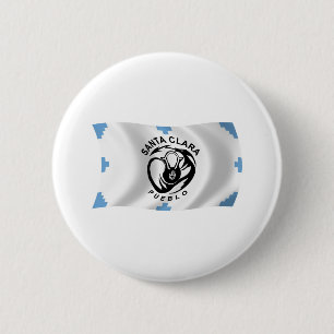Santa-Clara-Pueblo-Flaggenknopf Button