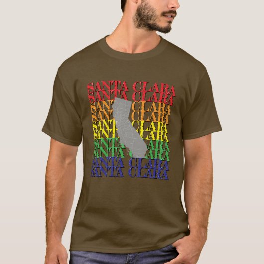 Santa Clara T-Shirt (Vorderseite)