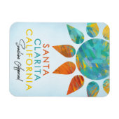 Santa Clarita California Sunshine Travel Magnet (Horizontal)