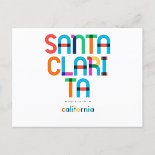 Santa Clarita Kalifornien Mitte des Jahrhunderts, Postkarte