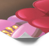 Santa Clarita, Kalifornien Reiseplakat Poster (Ecke)